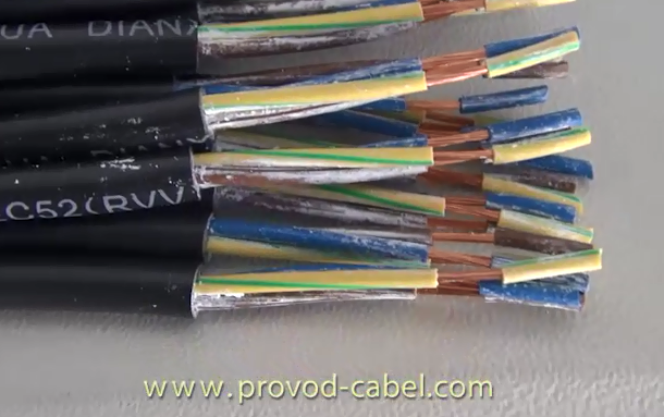 Зачистка кабеля ПВС